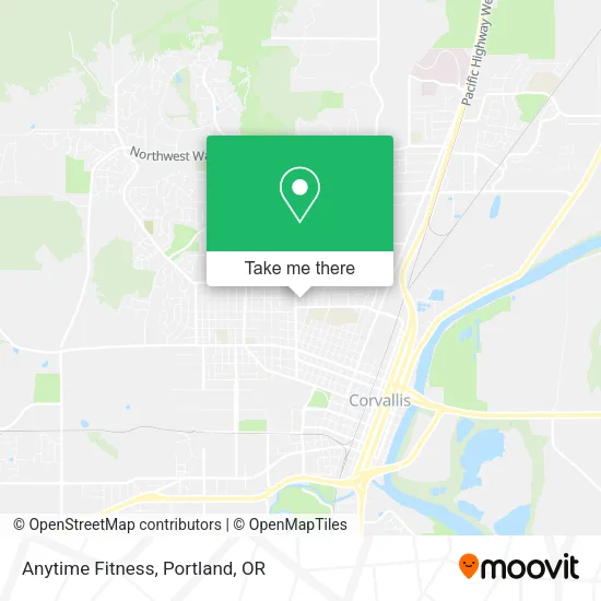Mapa de Anytime Fitness