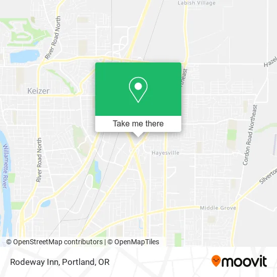 Rodeway Inn map