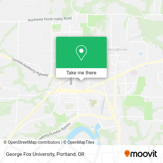 George Fox University map