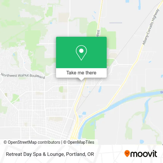 Mapa de Retreat Day Spa & Lounge