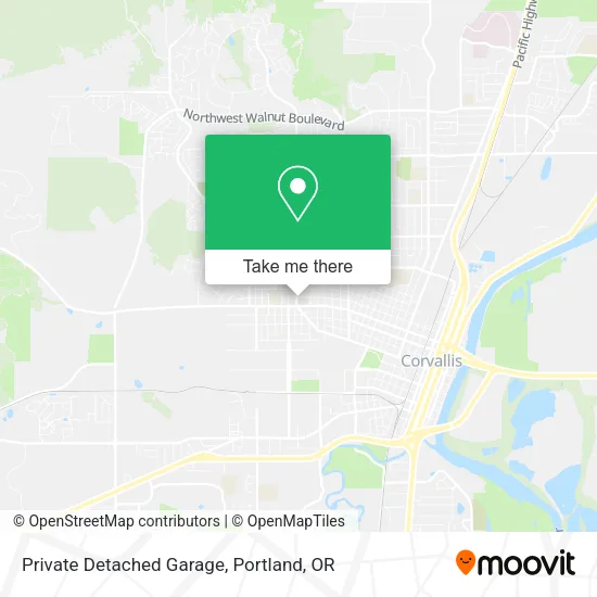 Mapa de Private Detached Garage