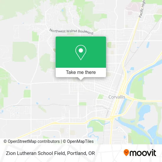 Mapa de Zion Lutheran School Field