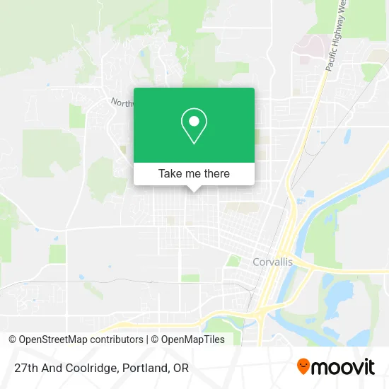 27th And Coolridge map