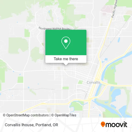 Mapa de Corvallis Ihouse