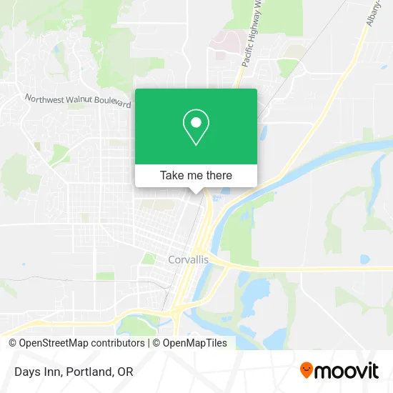 Mapa de Days Inn
