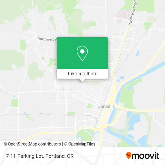 7-11 Parking Lot map