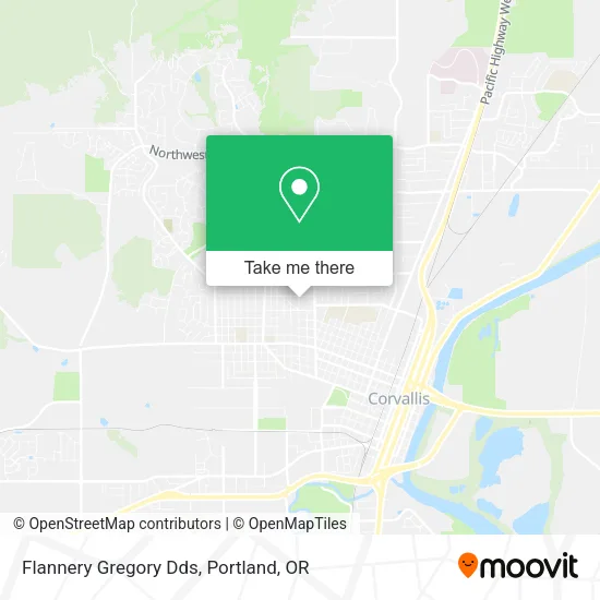 Flannery Gregory Dds map