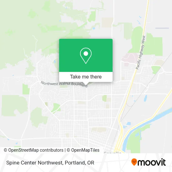 Mapa de Spine Center Northwest