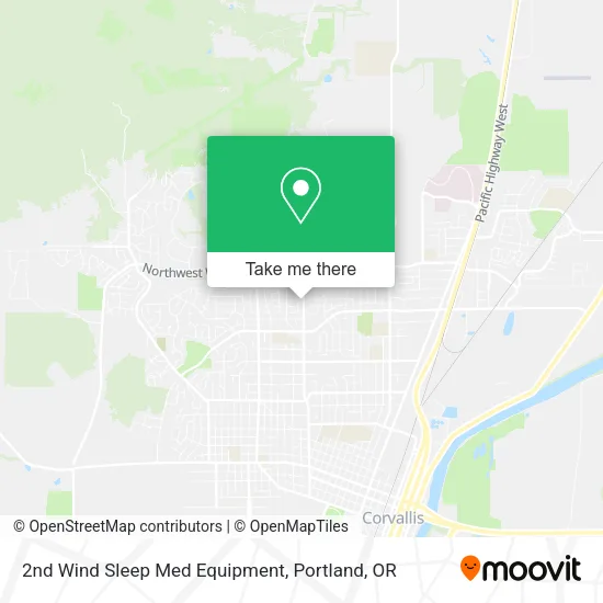 Mapa de 2nd Wind Sleep Med Equipment