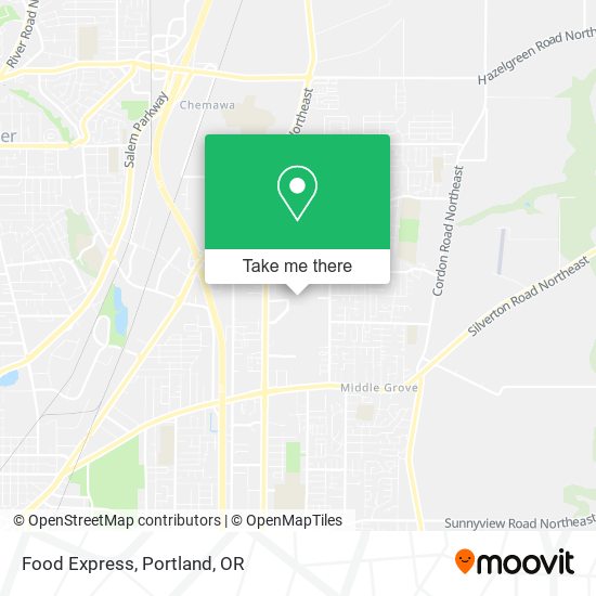 Food Express map