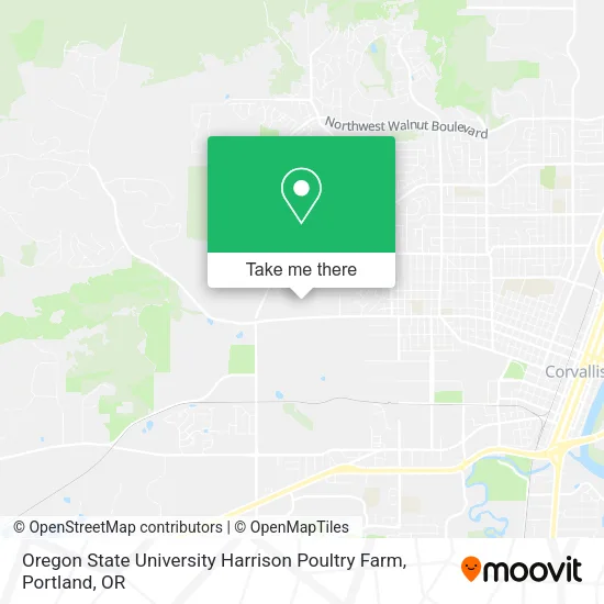 Oregon State University Harrison Poultry Farm map