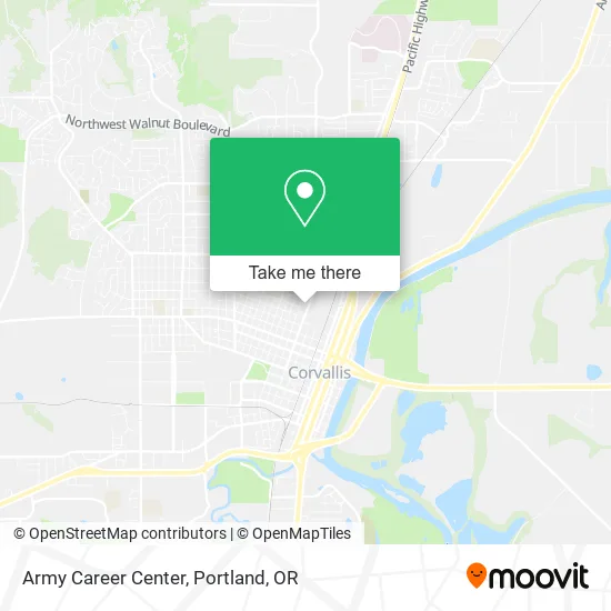 Mapa de Army Career Center