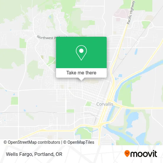 Mapa de Wells Fargo