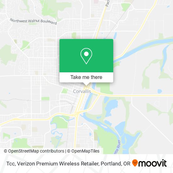 Tcc, Verizon Premium Wireless Retailer map