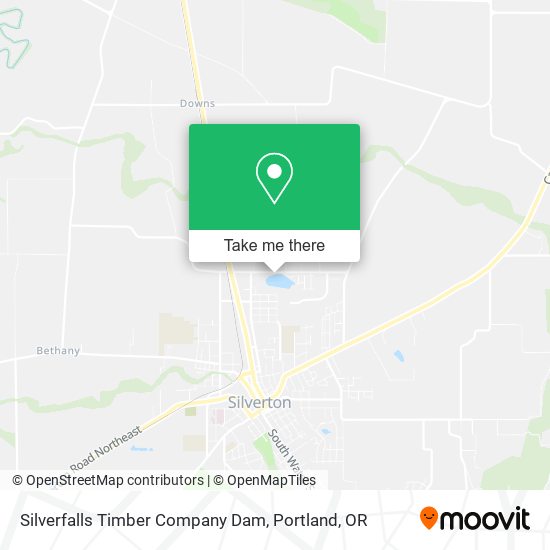 Silverfalls Timber Company Dam map