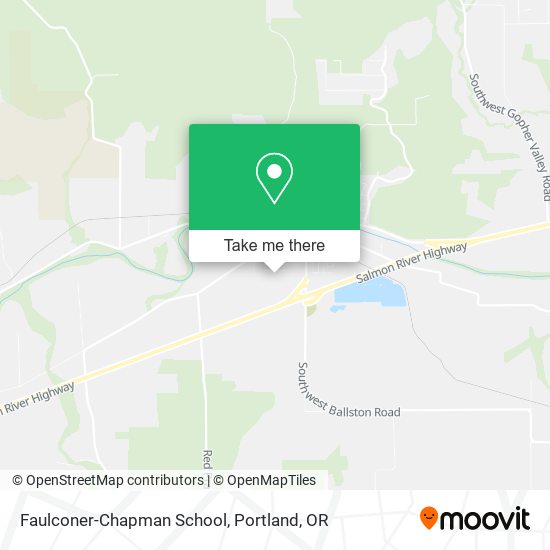 Mapa de Faulconer-Chapman School