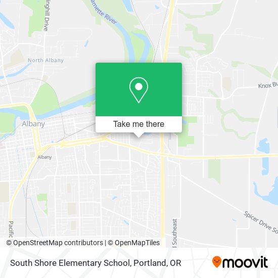 South Shore Elementary School map