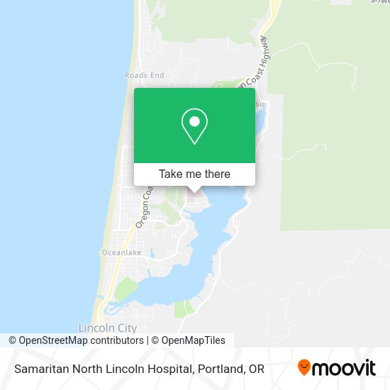 Samaritan North Lincoln Hospital map
