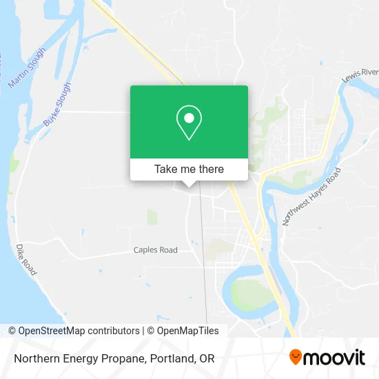 Northern Energy Propane map