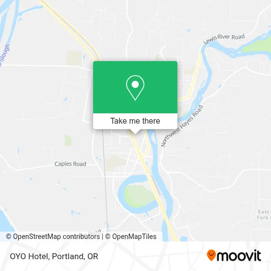 Oyo Hotel map