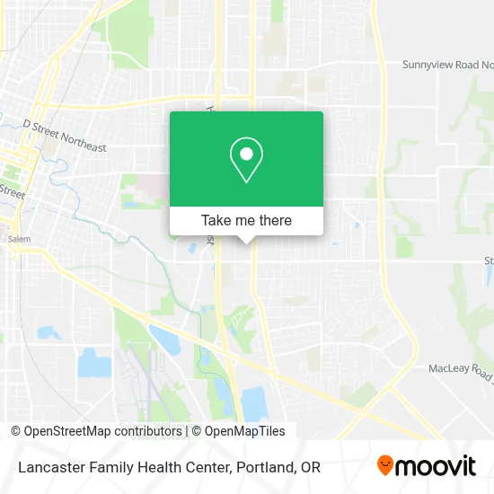 Lancaster Family Health Center map