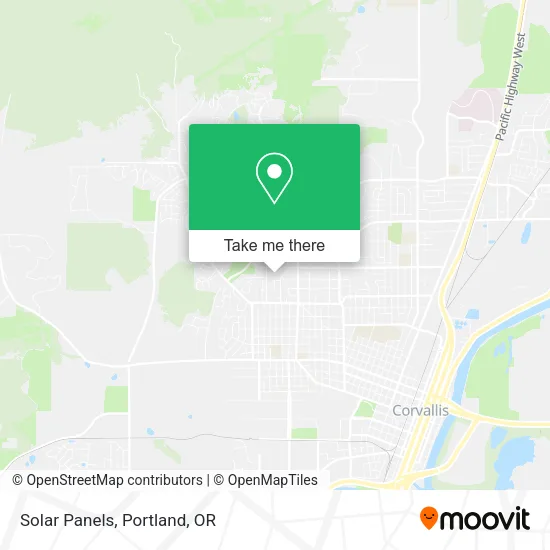 Solar Panels map