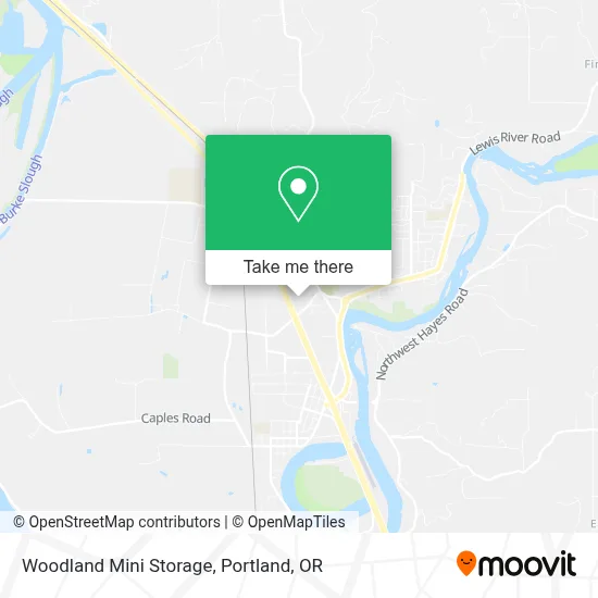 Woodland Mini Storage map