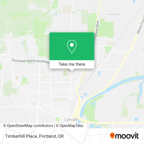 Timberhill Place map
