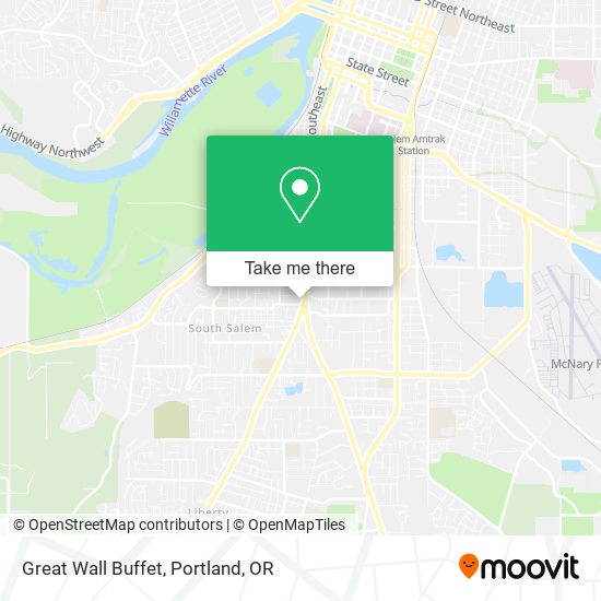 Mapa de Great Wall Buffet