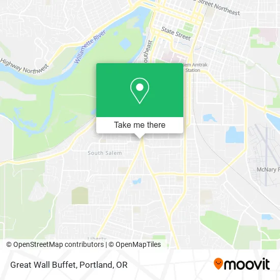 Mapa de Great Wall Buffet