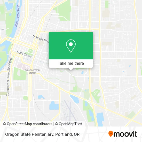 Oregon State Peniteniary map