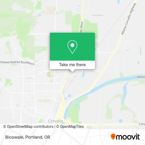 Mapa de Bioswale