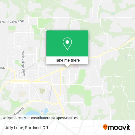 Jiffy Lube map