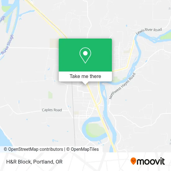 H&R Block map