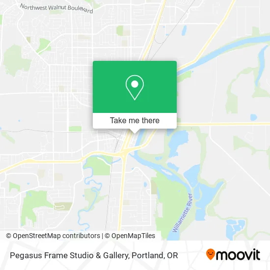 Mapa de Pegasus Frame Studio & Gallery