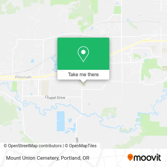 Mount Union Cemetery map
