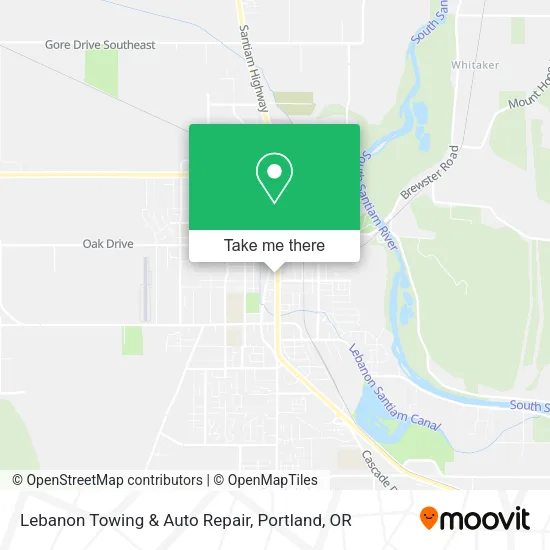 Mapa de Lebanon Towing & Auto Repair