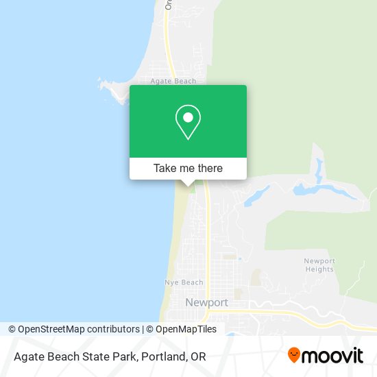 Mapa de Agate Beach State Park