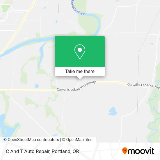 C And T Auto Repair map