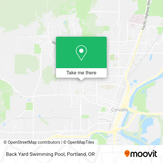 Mapa de Back Yard Swimming Pool