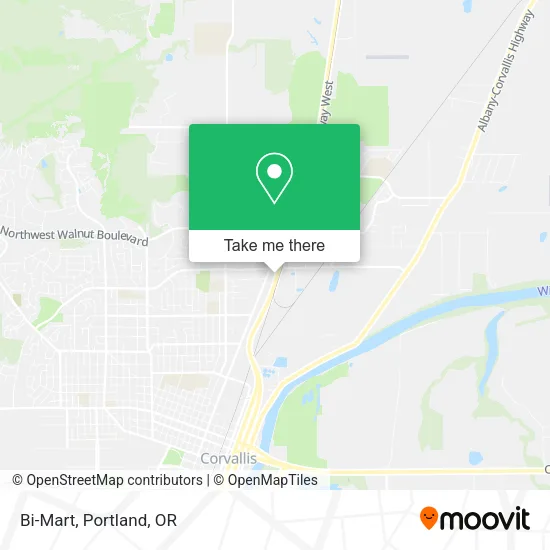 Mapa de Bi-Mart