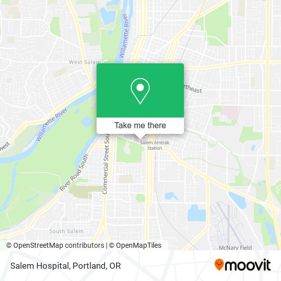 Salem Hospital map