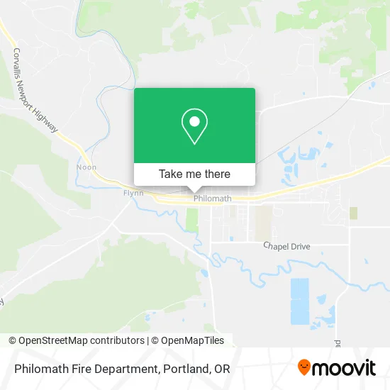 Philomath Fire Department map