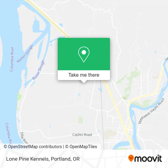 Lone Pine Kennels map