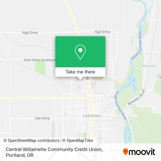 Mapa de Central Willamette Community Credit Union