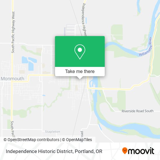 Mapa de Independence Historic District