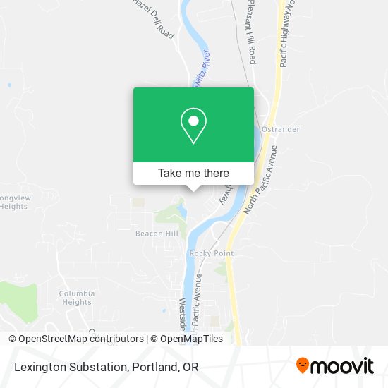 Mapa de Lexington Substation