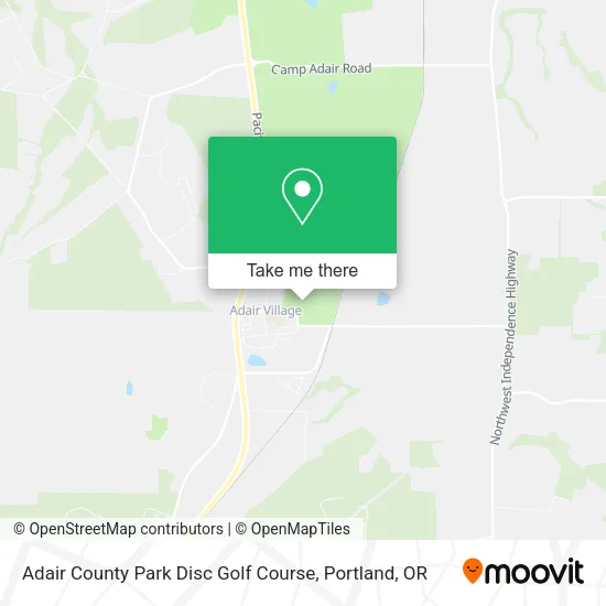 Mapa de Adair County Park Disc Golf Course