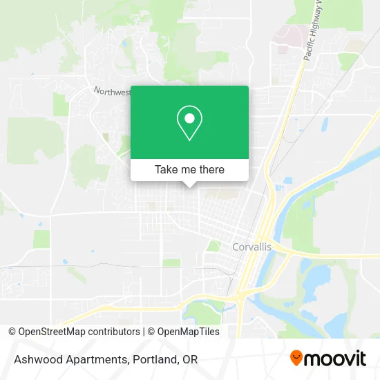 Ashwood Apartments map