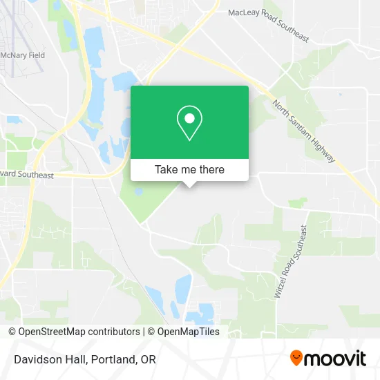 Davidson Hall map